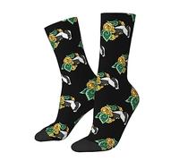 KWQDOZF Beware the Badger Socks Funny Novelty Crew Socks Gift for Men Women Teen