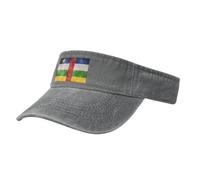KWQDOZF Central African Republic Flag Sun Hats for Men and Women Gray
