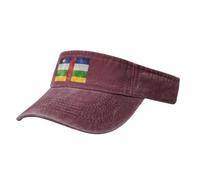 KWQDOZF Central African Republic Flag Sun Hats for Men and Women Red
