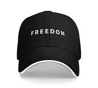 KWQDOZF Charlie Kirk Freedom Hat for Men Funny Baseball Hats Gifts for Women Black