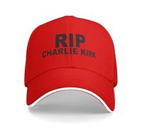 KWQDOZF Charlie Kirk Hat Baseball Caps for Men Women Lightweight Quick-Dry Red