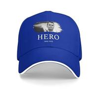 KWQDOZF Charlie Kirk is A Hero Hats for Women Washed Distressed Baseball Caps Blue