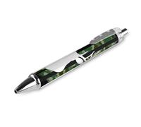KWQDOZF Classic 0.5mm Fine Point Black Ink Smooth Writing Ball Pen Office Supplies Pen Deer Camo Camouflage American Flag Hunting Black