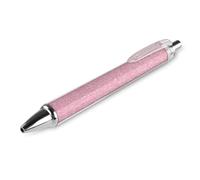 KWQDOZF Classic 0.5mm Fine Point Black Ink Smooth Writing Ball Pen Office Supplies Pen Pink Glitter Texture
