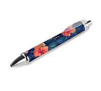 KWQDOZF Classic Smooth Writing Pen Premium Retractable Ballpoint Pen With Quick Dry Ink Tropical Hawaiian Colorful Hibiscus Flowers