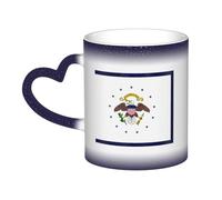 KWQDOZF Color of The Vice President of The United States (1948â“1975) Mug Ceramic Heat Sensitive Color Changing Mug Insulated Mug Novelty Unique Travel Mugs Home Mugs 11 OZ