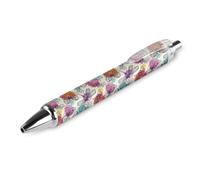 KWQDOZF Colorful Dot Butterfly Dragonfly Ballpoint Pens Fine Point (0.5mm) Retractable Smooth Writing Pens Black Ink Gel Pens 1 PCS