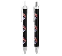 KWQDOZF Crab Drawing Watercolor Retractable Ballpoint Pen Black Ink 0.5mm Fine Point Pens Office Supplies for Teacher Nurse