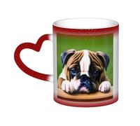 KWQDOZF Cute Bulldog Puppy Color Changing Mug in The Sky-Enchant Your Moments