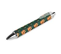 KWQDOZF Cute Squirrel Animal Pattern Retractable Ballpoint Pen Portable Black Ink Ball Pen Work Pens for Office Stationery Supplies