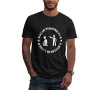 KWQDOZF Dead Pedophiles Don't Reoffend T-Shirt Classic Fit Black