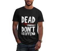 KWQDOZF Dead Pedophiles Don't Reoffend T-Shirt Classic Fit Black