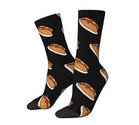 KWQDOZF Delicious Pancake Socks Funny Novelty Crew Socks Gift for Men Women Teen