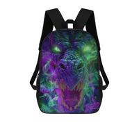 KWQDOZF Dragon Head Classic 17 Inch Backpack Travel Daypack Casual Shoulder Bag with Adjustable Strap for Men Women