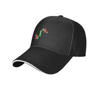 KWQDOZF Forex Stock Market Crypto Trading Candlestick Baseball Cap Black