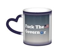 KWQDOZF Fuck The Governor of Northern Maryland Mug Ceramic Heat Sensitive Color Changing Mug Insulated Mug Novelty Unique Travel Mugs Home Mugs 11 OZ