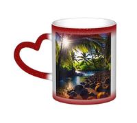 KWQDOZF Hawaii Sunbeams Color Changing Mug in The Sky-Enchant Your Moments