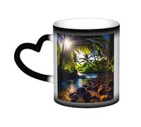 KWQDOZF Hawaii Sunbeams Color Changing Mug in The Sky-Enchant Your Moments