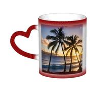 KWQDOZF Hawaii Sunbeams Color Changing Mug in The Sky-Enchant Your Moments