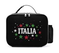KWQDOZF Italian Italia Italy Italiano Portable Lunch Box Bag Tote Reusable Insulated Lunchbox Containers Leakproof Work Picnic