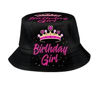 KWQDOZF It's My Birthday Bucket Hat Summer Unisex Reversible Print Bucket Hat