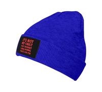 KWQDOZF It'sMy Fault You Thought I was Normal That's On You Winter Beanie Hats for Men Women,Knitted Skull Cap,Black
