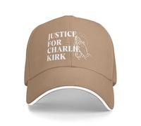 KWQDOZF Justice for Charlie Kirk Trucker Hat God Bless Charlie Hat 1993 2025 Adjustable Baseball Cap Natural