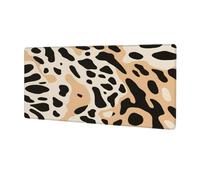 KWQDOZF Large Mouse Pad Animals Skin Leopard Long Gaming Desk Mat Non-Slip Rubber Big Computer Keyboard Mousepad Waterproof Protector Laptop Pad for Gaming Office Gamer PC Mat 31.5 X 11.8 Inch