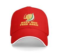 KWQDOZF Make Iran Free Again Support Freedom for The Iranian Baseball Cap Red