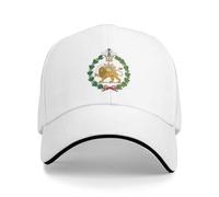 KWQDOZF Make Iran Great Again Hat Coat of Arms of Persian Flag Lion and Sun Qajar Dynasty Hat Cap for Men Women Black