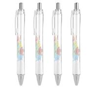 KWQDOZF Maps of Cyprus Black Click Pens,Retractable Ballpoint Pens,Pens Medium Point
