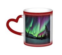 KWQDOZF Northern Lights Painting Color Changing Mug in The Sky-Enchant Your Moments