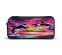 KWQDOZF Orca Killer Whale Simple Pencil Case Large 22 * 12 * 5cm
