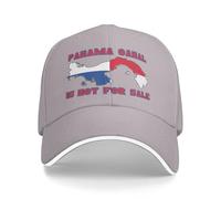 KWQDOZF Panama Canal isfor Sale Hat I Love Panama Canalfor Sale Baseball Cap Gray
