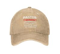 KWQDOZF Pastor Warning Anything You Say Men Natural