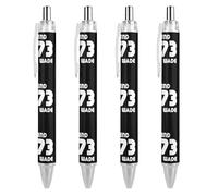 KWQDOZF Protect Roe V. Wade 1973 Pro Choice Women Abortion Rights Ballpoint Pens Fine Point (0.5mm) Retractable Smooth Writing Pens Black Ink Gel Pens 4 PCS