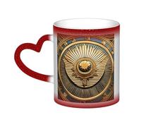 KWQDOZF Sun Old Egyptian Timeless Grace Color Changing Mug in The Sky-Enchant Your Moments