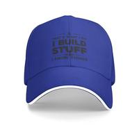 KWQDOZF That's What I Do I Build Stuff and I Know Things Hat Women Baseball Cap Blue
