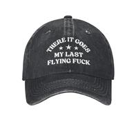 KWQDOZF There It Goes My Last-Flying-Fuck Dad Baseball Cap Men Women Brown