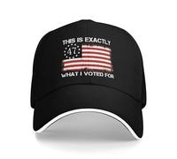 KWQDOZF This is Exactly What I Voted for Hats Pro 47 Baseball Cap Black