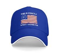 KWQDOZF This is Exactly What I Voted for Hats Pro 47 Baseball Cap Blue