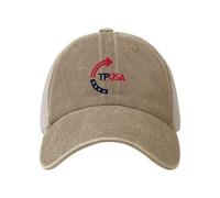 KWQDOZF Tpusa Turning Point USA Hat Baseball Cap Adjustable Natural