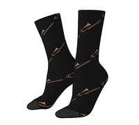 KWQDOZF Trombone Socks Funny Novelty Crew Socks Gift for Men Women Teen