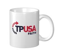 KWQDOZF Turning Point USA Tpusa Faith White Coffee Mug Ceramic Mug
