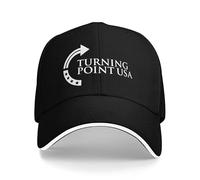 KWQDOZF Turning Point USA White Hat Cotton Dad Cap for Unisex