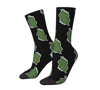 KWQDOZF Two Peas in a Pod Socks Funny Novelty Crew Socks Gift for Men Women Teen