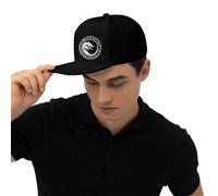 KWQDOZF Viking Norse Wolf Adjustable Baseball Cap, Flat Brim Sun hat