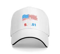 KWQDOZF We Will Never Forget 9 11 Patriot Day Hat Remember Baseball Cap for Women Men Black