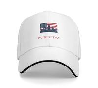 KWQDOZF We Will Never Forget 9 11 Patriot Day Hat Remember Baseball Cap for Women Men Black
