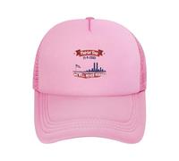 KWQDOZF We Will Never Forget 911 Hat September 11th Memorial American Patriotic Day Golf Dad Mesh Snap Pink